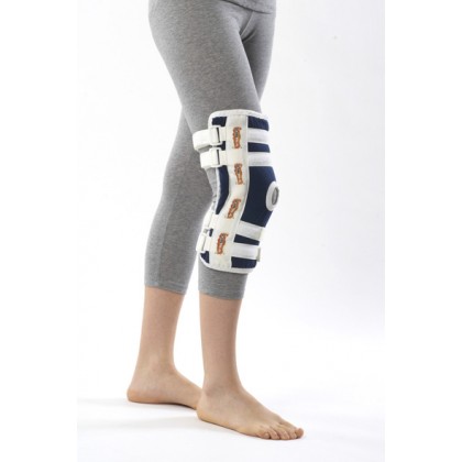 X-24 Knee Orthosis With Gap At Knee Joint Level, Blue - White