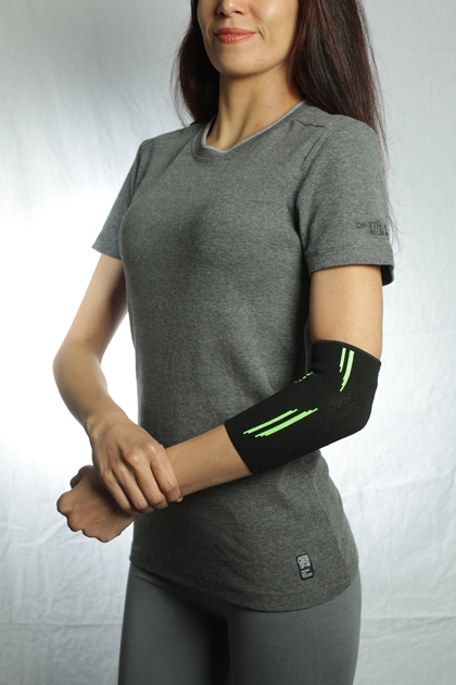 R-11E Knitted Elastic Elbow Support Phospor Color