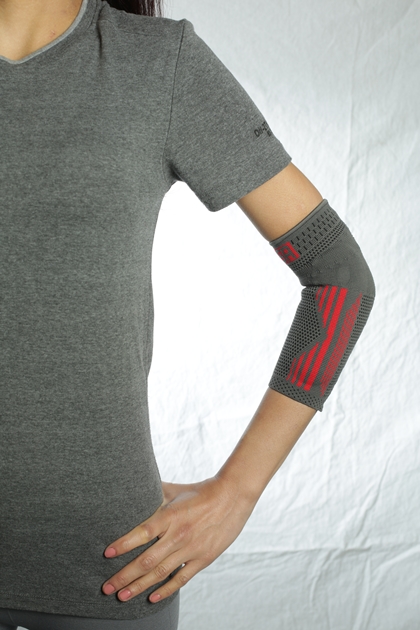 R-6E Knitted Elbow Support with Silicone Support